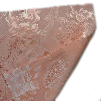 Tissu Jacquard Satiné Texturé de Luxe à Motif Classique Populaire pour une Apparence Élégante et Premium, Idéal pour les Abayas de Mode en Arabie Saoudite