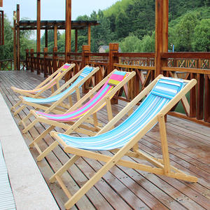 <span class=keywords><strong>Pas</strong></span> <span class=keywords><strong>cher</strong></span> En Bois En Plein Air Pliant Pêche Chaise longue <span class=keywords><strong>Jardin</strong></span> Chaises De Plage - Product Image 4