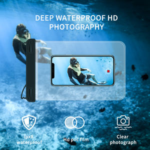 Nieuwe Aankomst Outdoor Ipx8 Waterdichte Telefoonzak Tot 8.9 "Universele Waterdichte Telefoonhoes Voor Mobiel Met Lanyard - Product Image 3