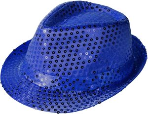 Sombrero Vaquero de Mezclilla con Lentejuelas Plateadas de Alta Calidad, Moderno y Brillante, con Funciones Múltiples, Resistente al Agua, Funciona con Batería, para Diwali y Ramadán - Product Image 1