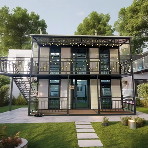 Tổ chức sự kiện sang trọng nhỏ nhà hiện đại prefab giáng sinh biệt thự với tùy chỉnh sân thượng mở rộng container nhà - Product Image 1