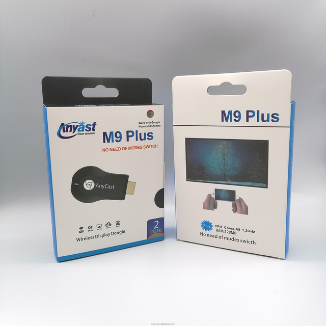 Factory Direct Sale Anycast HD M9 Plus Wireless Receiver With Screen Device for Mobile TV