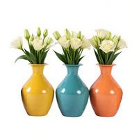 Top vente galvanisé décoratif fer Vase activités de mariage nordique maison en métal décoration intérieure Vases pour ferme
