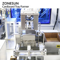 Machine plieuse-érectrice de plateaux en carton entièrement automatique à grande vitesse ZONESUN ZS-CSPM4T