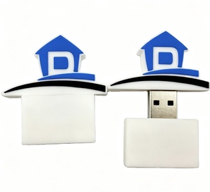 <span class=keywords><strong>แฟลช</strong></span>ไดรฟ์ USB รูปทรงบ้าน PVC สกรีนโลโก้ได้ ความจุ 4GB 8GB 16GB ของขวัญส่งเสริมการขายสำหรับธุรกิจอสังหาริมทรัพย์ - Product Image 3