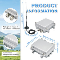 Registrador de Datos 4G con Batería y Antena Externa para Aplicaciones IoT, Monitoreo Inalámbrico LTE