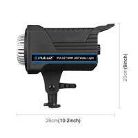 Prix d'usine, éclairage vidéo de studio 120W, température de couleur double, télécommande, lumière continue pour la prise de vue photo et vidéo