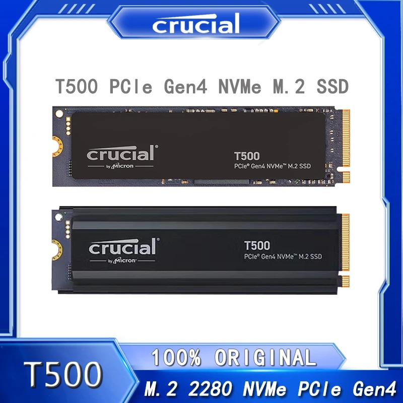 Crucial T500 SSD - Fast Pcie 4.0 Nvme M.2 Solid State Drive