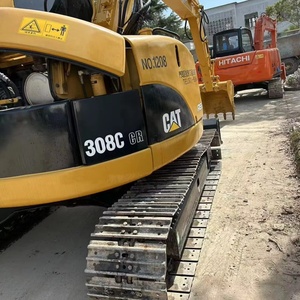 รถขุดขนาดเล็ก Caterpillar 308c 8 ตัน ของแท้จากญี่ปุ่น พร้อมเครื่องยนต์ดีเซลและระบบควบคุมแบบนิ้วโป้ง รถขุดมือสองสำหรับงานเกษตร - Product Image 5