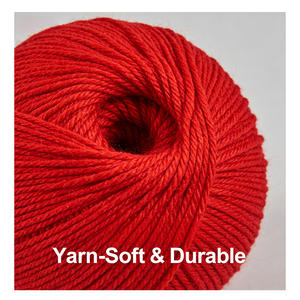 Ensemble d'outils de crochet et de tricot, accessoires en fil de coton, kit d'apprentissage de bricolage pour débutants, design ergonomique coloré et écologique - Product Image 5