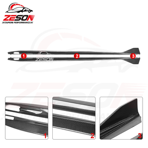 Kit carrosserie de haute qualité en fibre de carbone de style AO, jupe latérale, mise à niveau pour BMW Série 3 G20 G28 330i M340i AD, pare-chocs de voiture, kit carrosserie - Product Image 2