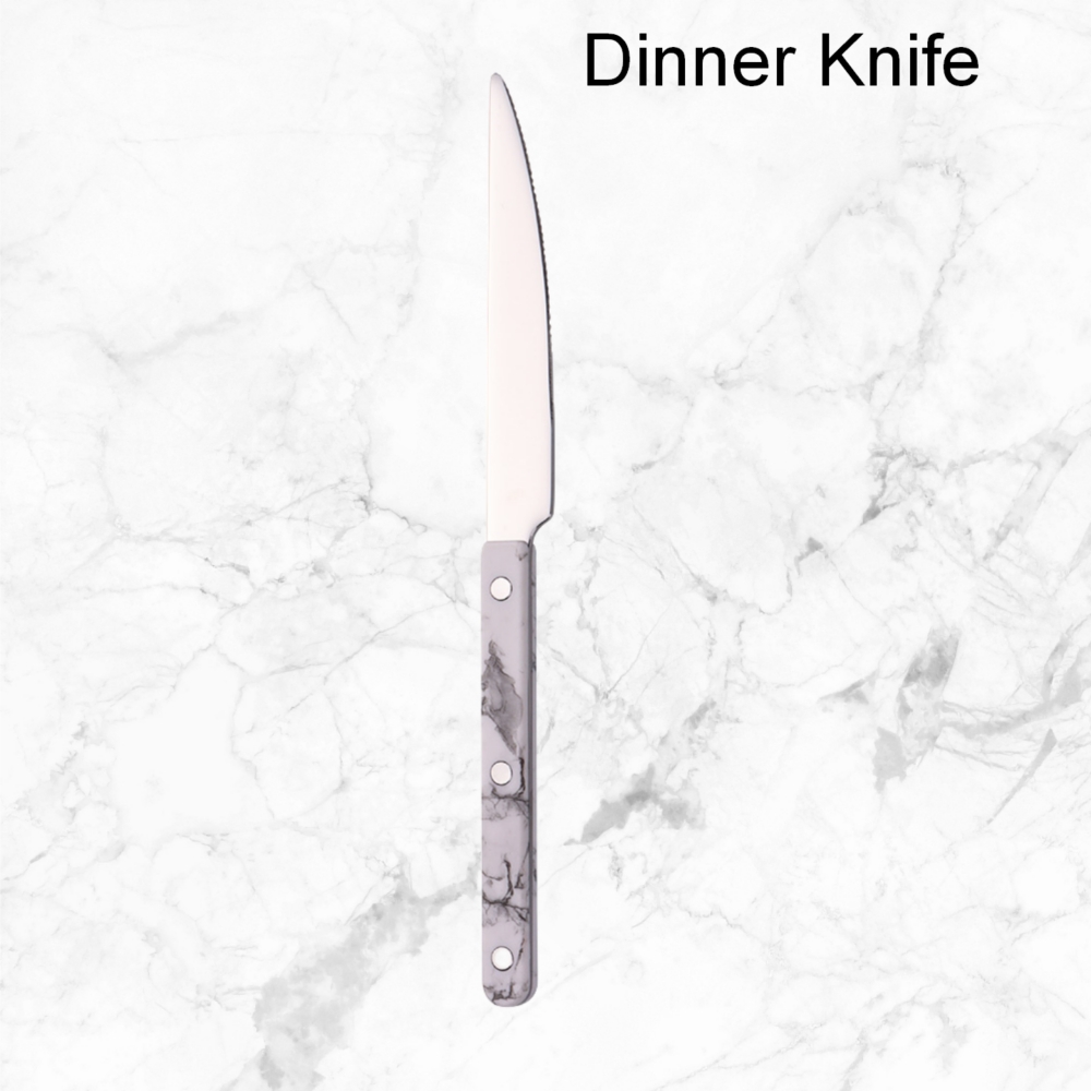 Couteau à dîner-Manche marbré