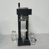 Scelleuse manuelle à levier pour bouteilles PET de thé au lait et boissons, machine de capsulage à manivelle pour canettes