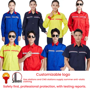 İşçi Kıyafetleri Nefes Alabilen Pamuklu Unisex İş Elbisesi Tulum Üniforma - Product Image 6