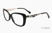 Lunettes de soleil œil-de-chat en acétate de haute qualité pour femmes avec monture optique de créateur 54-16-142, design pour toutes les formes de visage