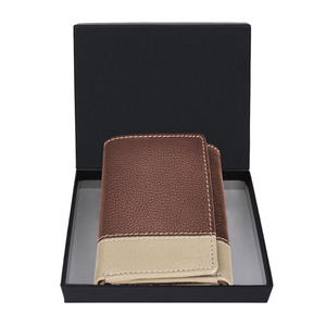 Cartera de Cuero Genuino para Hombre, Diseño Delgado, Ecológica, de Alta Calidad, Cierre Abierto, Color Sólido, Corta, de Poliéster - Product Image 6