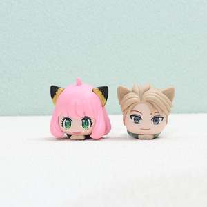 Venta al por mayor 4CM 6 Uds Anime japonés figura 6 Uds Premio juguetes <span class=keywords><strong>mentira</strong></span> estatuas Figura PVC Anime figura para Gashapon máquina de juego - Product Image 4