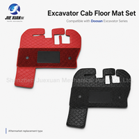 Tapis de sol en caoutchouc double couche pour cabine d'excavatrice sur pneus JUEXUAN, garantie 6 mois pour pièces Doosan Daewoo DX60W DC60W-9C