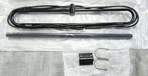 Antena de Radio UHF de Aleación de Aluminio, Antena Dipolo Plegable FM 88-108MHz con Cable de 3m para Comunicación - Product Image 4