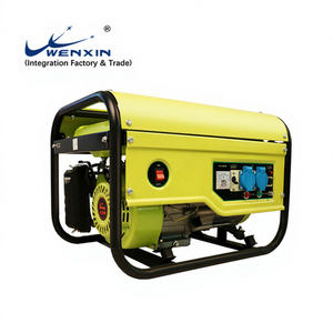 Generador Portátil Wenxin de Gasolina de 2kW, Refrigerado por Aire, Monofásico, 110V/220V, 50Hz/60Hz, Tanque de Combustible de 8.3L, para Emergencias en Exteriores - Product Image 1