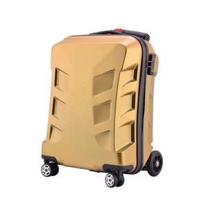 Sacs de voyage en gros, sacs à roulettes innovants en ABS PC, sacs pliants pour enfants, valises de voyage pour adultes, scooter - Product Image 2
