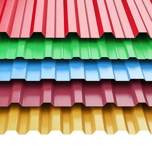 Grandes ventes directes d'usine de stock tôle de toiture en acier ondulé ppgi - Product Image 6