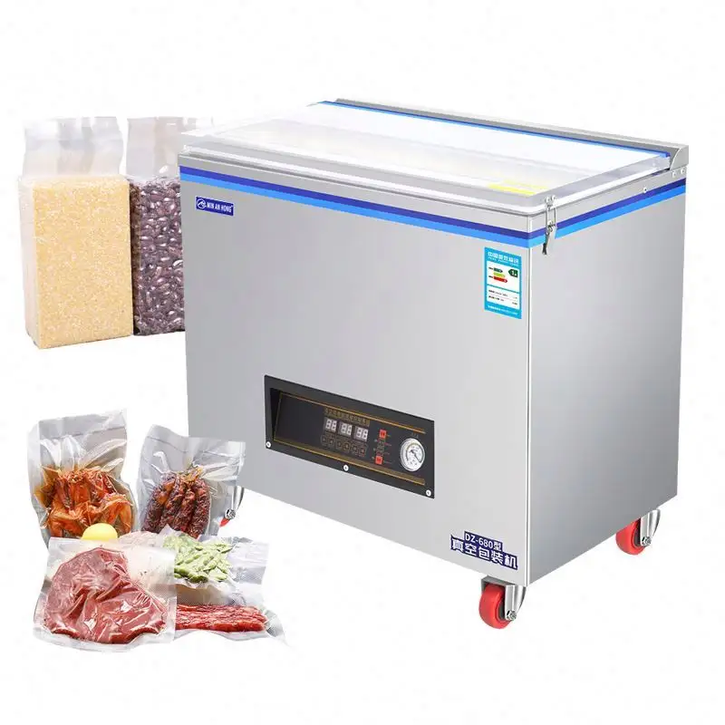 GT automatic for rice quality continuous band with industrial external machines bags sauces 60 cm vacuum sealer packing machine