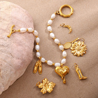 Íconos del Estilo de Vida |   Dijes de Acero Inoxidable Chapados en Oro de 18K para Uso Diario |   Dijes de Música, Deportes, Amor y Fe para la Creación de Joyas