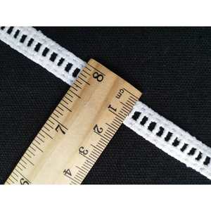 Encaje de Seda de Leche Soluble en Agua, Encaje Bordado con Forma de Escalera para Prendas, Stock de Fábrica - Product Image 4