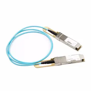 QSFP-100G-AOC7M ใหม่เลเซอร์โฮโลแกรม 100GBASE QSFP สายออปติคอลที่ใช้งานอยู่ 7 M