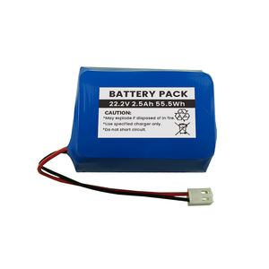 แบตเตอรี่ลิเธียมไอออ<span class=keywords><strong>น</strong></span>แบบชาร์จได้ 22.2V 2.5Ah 6S1P 18650 สำหรับ<span class=keywords><strong>โดร</strong></span><span class=keywords><strong>น</strong></span> รถบังคับวิทยุ โทรศัพท์มือถือ กล้องถ่ายรูป ไมโครโฟน<span class=keywords><strong>คาราโอเกะ</strong></span> - Product Image 1