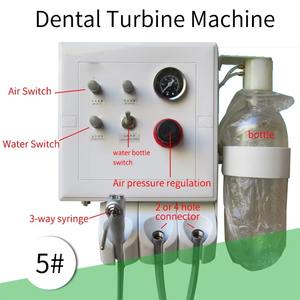 Настенный стоматологический турбинный блок <span class=keywords><strong>w</strong></span>/<span class=keywords><strong>h</strong></span> 2 наконечника и трехсторонний шприц с компрессом для стоматологического кресла - Product Image 3