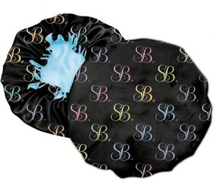 Gorro de Dormir de Seda Satinada de Doble Capa de Poliéster de Alta Calidad para Uso Diario, para Cabello Natural - Product Image 4