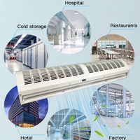 Populaire OEM ODM intérieur classique à flux croisé et rideau d'air centrifuge en gros avec grand vent pour boutique et magasin