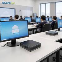 Sharerdp Mini PC de bureau NUC puissant pour le jeu, avec processeur Core i3 i5 i7 de 12e et 13e génération (12400 13400), chipset H610 X86, Thin Client et Terminal Cloud