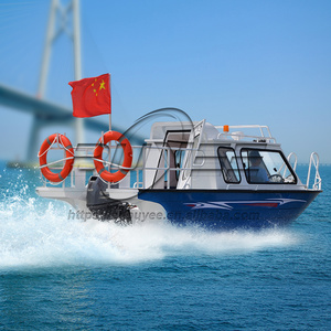 Yacht <span class=keywords><strong>de</strong></span> pêche sportive en aluminium soudé durable <span class=keywords><strong>de</strong></span> 5,5 m, coque en V profond, moteur hors-bord, bateau <span class=keywords><strong>de</strong></span> croisière en aluminium avec cabine - Product Image 3