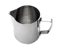 Pichet à mousse de lait en acier inoxydable 350 ml, design moderne, pour café et thé, avec logo personnalisé – Vente chaude