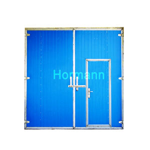 <span class=keywords><strong>Puerta</strong></span> especial de <span class=keywords><strong>dos</strong></span> puertas correderas, tablero de color de doble cara, material de relleno de aislamiento, almacén y taller - Product Image 1