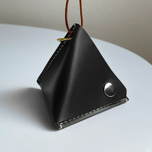 Dragon Boat Festival Zongzi <b>Coin</b> <b>Purse</b>, Creative PU Leather Triangle <b>Coin</b> <b>Purse</b>, Wholesale Gift, <b>Coin</b> <b>Coin</b>, Headphone Storage - Product Image 4