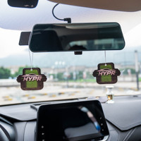 Désodorisant Suspendu pour Voiture, Parfum Longue Durée, Carte Parfumée en Papier, Désodorisant pour Intérieur Automobile