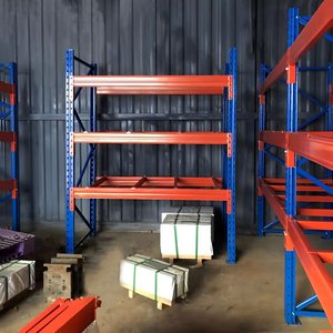 מערכת מדפים מתכת אחסון מדפי מתכת אחסון מדפי מערכת עבור מחסן פלדה מרוסק - Product Image 3