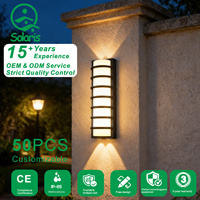 Vente flash - Nouveau design - Applique murale LED étanche 10W pour intérieur/extérieur - Éclairage moderne pour jardin avec abat-jour en acrylique
