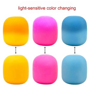 New Needoh Squishy UV Reactive <b>Light</b> Sensitive Color Changing Cotton Candy-like Squishy Slow Rebound and Squeeze for Relaxation - Product Image 2