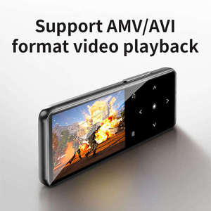 Reproductor MP4 Premium de Metal con Botones Táctiles, Pantalla Grande de 5.2 Pulgadas, Reproductor de Música MP3 de 16GB/32GB con Altavoz Integrado y Función de Libro Electrónico - Product Image 2