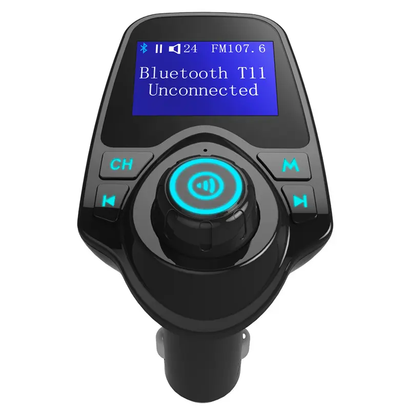 2023 Dropshipping hot Auto Radio car Mp3 Player Music Mp3 Player Handsfree Car Kit With TF Card Slot Dual USB Charger