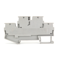 Bloc de bornes à ressort double niveau STTB 4, connecteur de borne sur rail DIN pour fil de 4 mm²