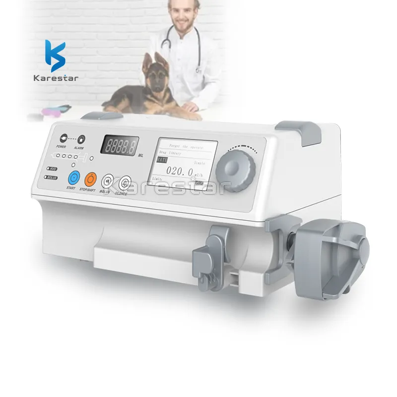 K-GS02 Pet Hospital animal medical syringe pump Portable veterinary syringe pump