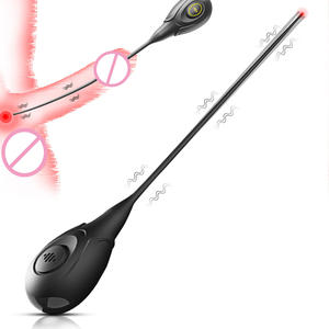 Sonda Uretrale Vibrante per Uomini, Vibratore in Silicone con 10 Modalità di Vibrazione, Plug Penieno, Stimolatore Prostatico, Giocattolo Sessuale Maschile - Product Image 5