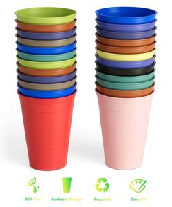<b>Set</b> 16OZ Red PP <b>Plastic</b> Eco-friendly Reusable Dishwasher Safe Beer Pong Cups for Parties Direct Drinking Boiling Applicable - Product Image 3