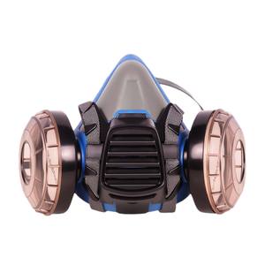 <span class=keywords><strong>Masque</strong></span> à gaz en silicone demi-visage réutilisable et lavable avec filtre en coton pour la peinture automobile et la protection industrielle - Product Image 1